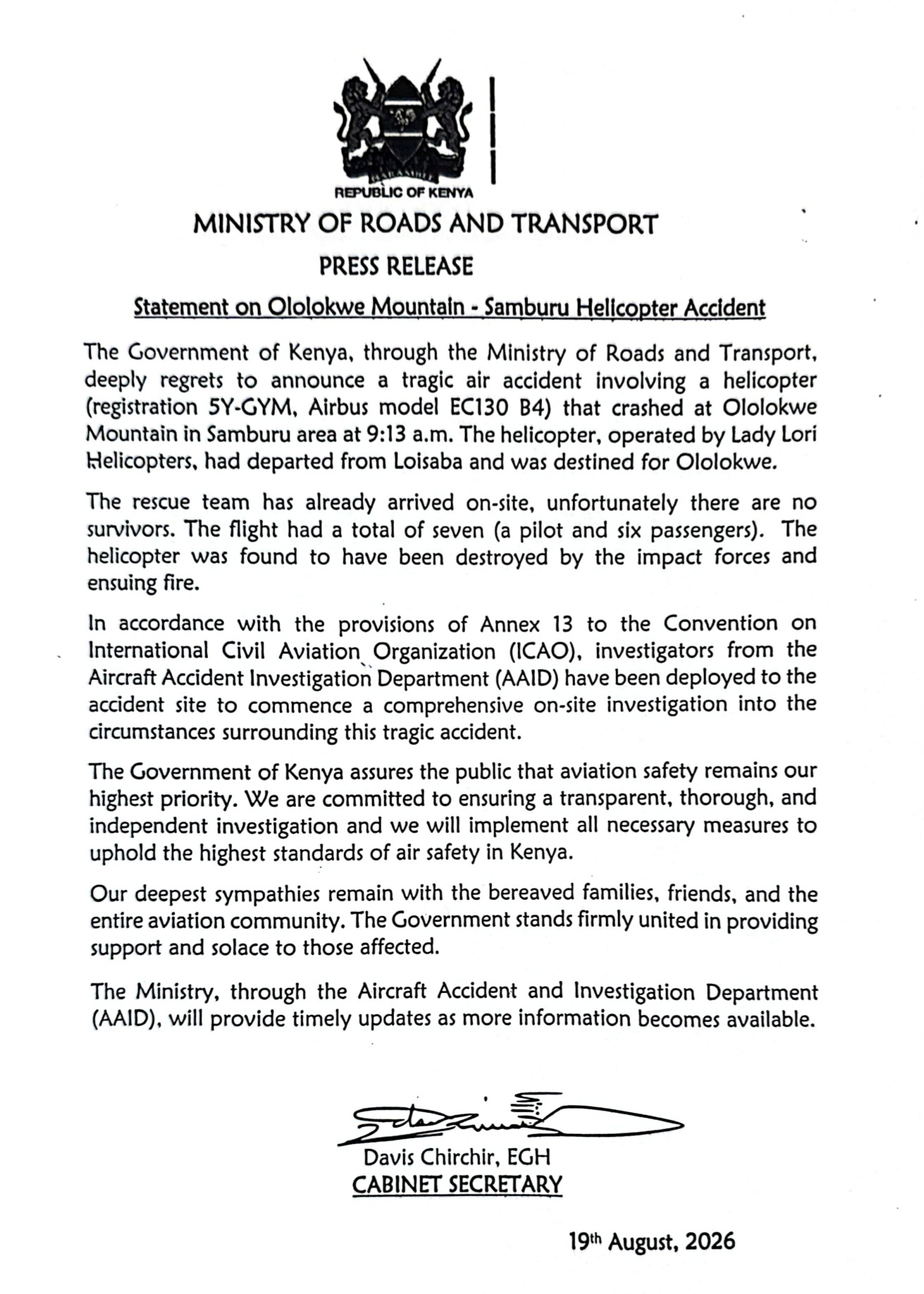 Press release